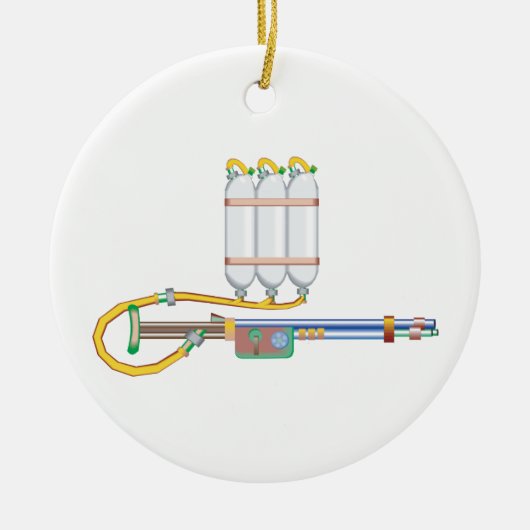 火炎放射器 セラミックオーナメント (正面)