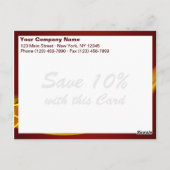 火炎波 ポストカード (裏面)