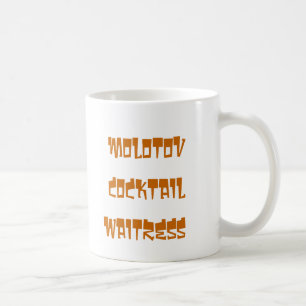 火炎瓶のウェートレスmug1 コーヒーマグカップ