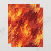 火炎紙シート (正面/裏面)