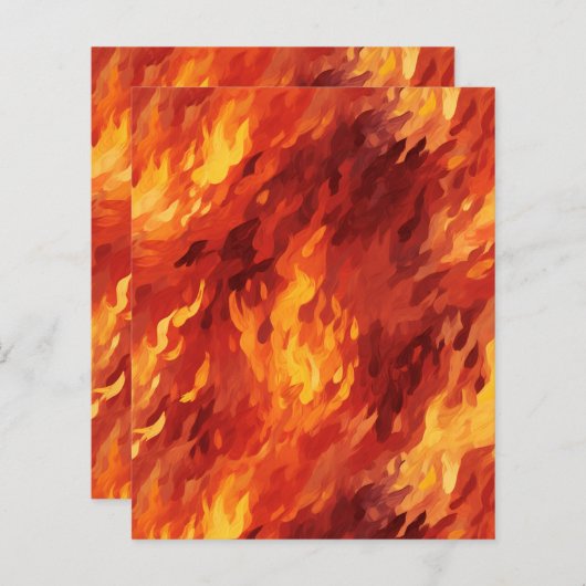 火炎紙シート (正面/裏面)