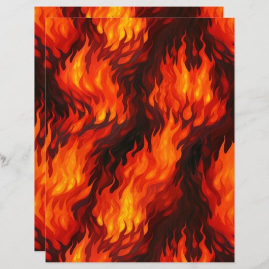 火炎紙シート (正面/裏面)