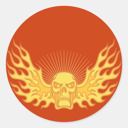 火炎翼 ラウンドシール (正面)