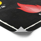 火炎試験色化学ポスター ポスター (角)