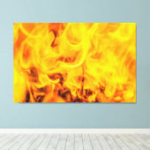 火炎 キャンバスプリント (インサイチュ (ウッドフロア))