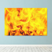 火炎 キャンバスプリント (インサイチュ (ウッドフロア))