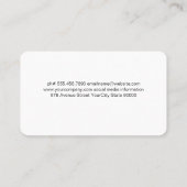 火炎 | 笑顔のシェフ | 料理 名刺 (裏面)