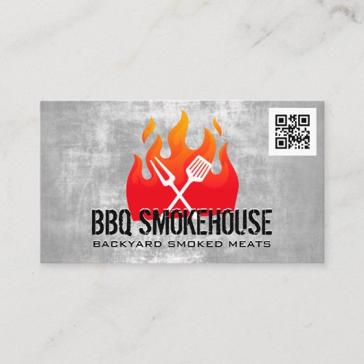 火炎 | BBQツール 名刺 (正面)