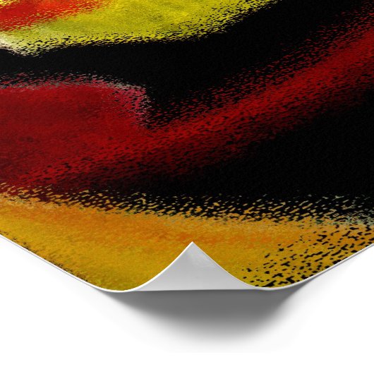 火炎II水 ポスター (角)