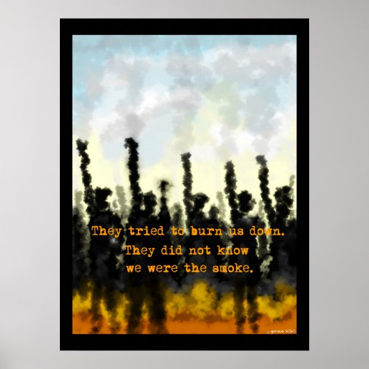 火煙ポスター ポスター (正面)