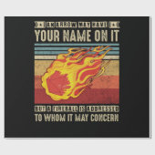 火球の矢に君の名が書いてある ラッピングペーパー (フラット)