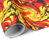 火球スパイラル ラッピングペーパー (ロールコーナー)