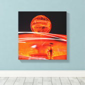 火球 キャンバスプリント (インサイチュ (ウッドフロア))