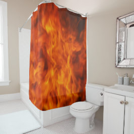 火球 シャワーカーテン