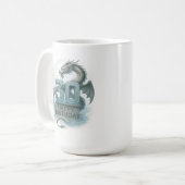 火生まれのドラゴン30歳の誕生日マグカップ コーヒーマグカップ (正面左)