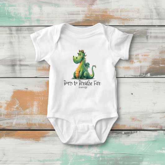 火生まれを吹く ベビーボディスーツ