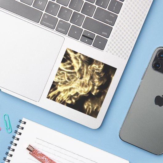 火砕性輝 シール (ノートパソコンとiPhone)