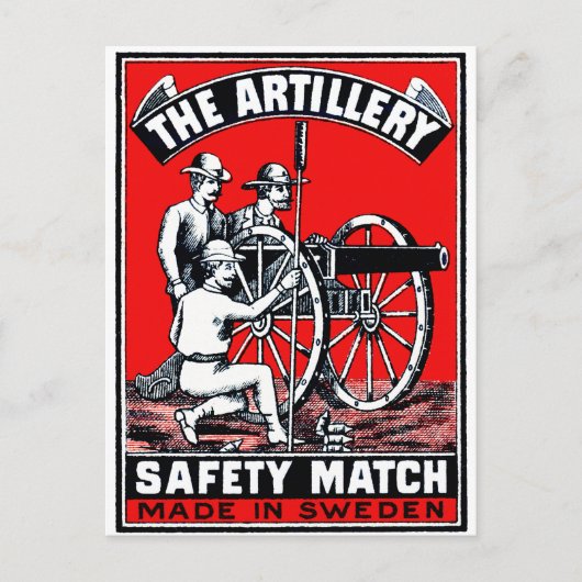 火砲の安全試合 ポストカード (正面)