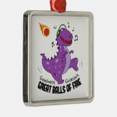 火素晴らし球恐竜流星群 メタルオーナメント (右)