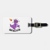 火素晴らし球恐竜流星群 ラゲッジタグ (正面横)