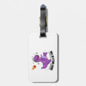 火素晴らし球恐竜流星群 ラゲッジタグ (裏面縦)