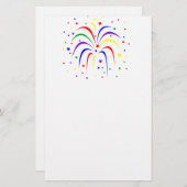 火花が出た 便箋 (正面/裏面)