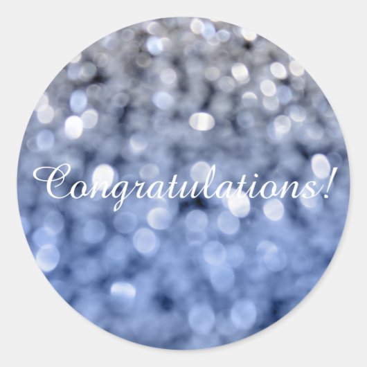 火花 – おめでとう丸ステッカー ラウンドシール (正面)