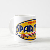 「火花」のガソリンマグのロゴ マグカップ (正面左)