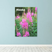 火草 キャンバスプリント (インサイチュ (ウッドフロア))