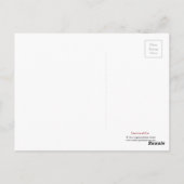 火葉書の生物 ポストカード (裏面)