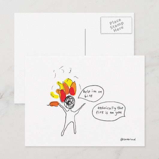 火葉書 ポストカード (正面/裏面)