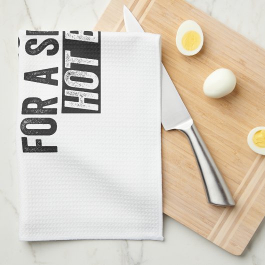 火葬は私の最後の希望喫煙熱体 キッチンタオル (四つ折り)