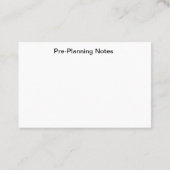 火葬式自宅の事前計画 名刺 (裏面)