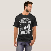 火葬火葬葬葬祭長 Tシャツ (正面フル)