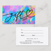 火薬品券 名刺 (正面/裏面)