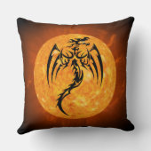 火薬龍違うの前後の枕 クッション (裏面)