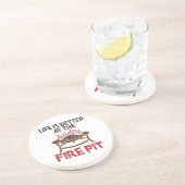 火遁は命に適す コースター (側面)