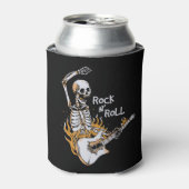 火遊付きスケルトンのギター 缶クーラー (缶正面)