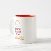 火鉢グリルマスター ツートーンマグカップ (正面左)