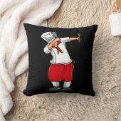 火鉢シェフおもしろいの日本の調理師フード愛好家 クッション (ブランケット)