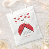 火鉢テーマバースデーパーティープライベートシェフ日本の フェイバーバッグ (クリップ留めされた状態)