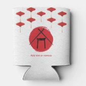 火鉢テーマバースデーパーティープライベートシェフ日本の 缶クーラー (裏面)