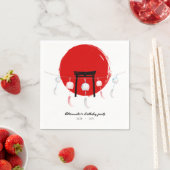 火鉢バースデーパーティー風鈴ふ日本のりん スタンダードカクテルナプキン (インサイチュ)