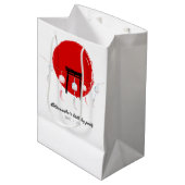 火鉢バースデーパーティー風鈴ふ日本のりん ミディアムペーパーバッグ (正面アングル)