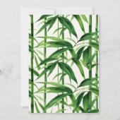 火鉢日本のテーマシックなディナーバースデーパーティー 招待状 (裏面)