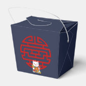 火鉢日本のディナーパーティー誕生日テイクアウト フェイバーボックス (裏面サイド)