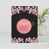 火鉢日本のディナー誕生会 サンキューカード (スタンド正面)