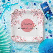 火鉢日本のディナー誕生会 ペーパープレート (パーティー)