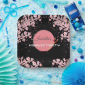 火鉢日本のディナー誕生会 ペーパープレート (パーティー)