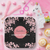 火鉢日本のディナー誕生会 ペーパープレート (パーティー)